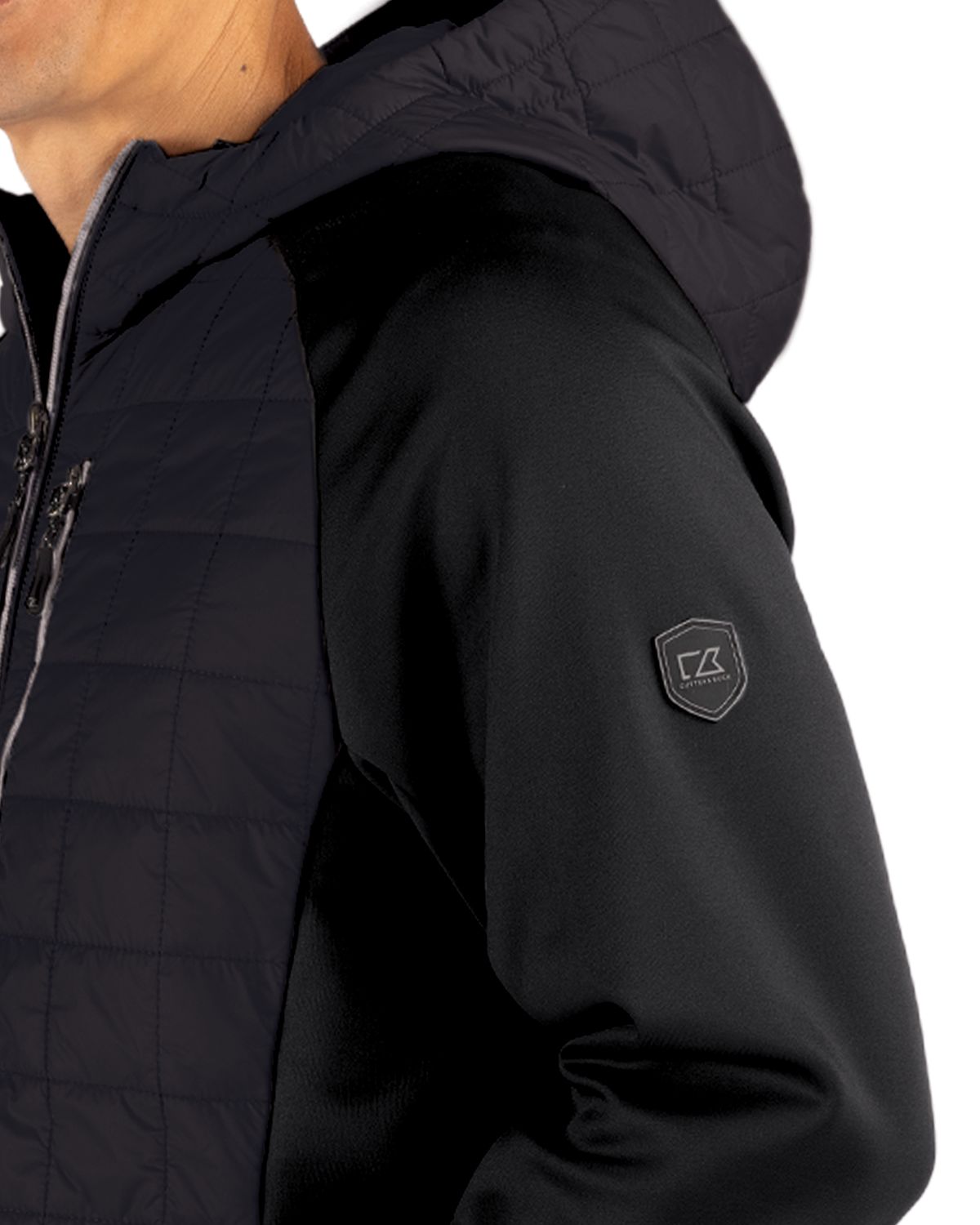 Rainier Primaloft Mens Eco Full Zip Hybrid Jacket
