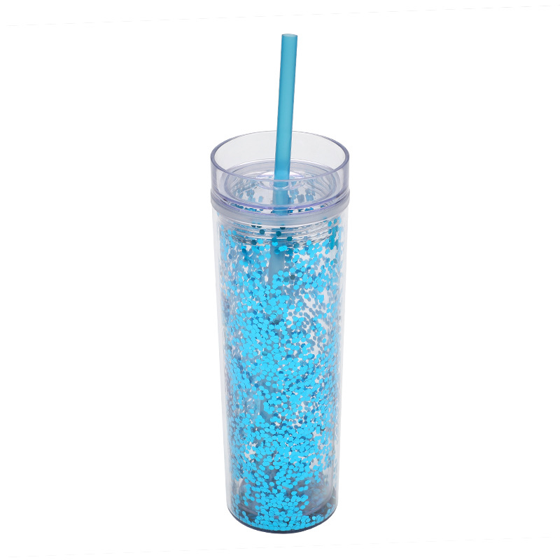 16oz Acrylic Tumbler Cup With Straw 2