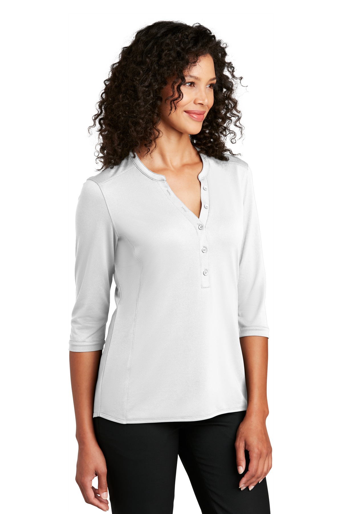 Port Authority Women's UV Choice Pique Henley LK750 38