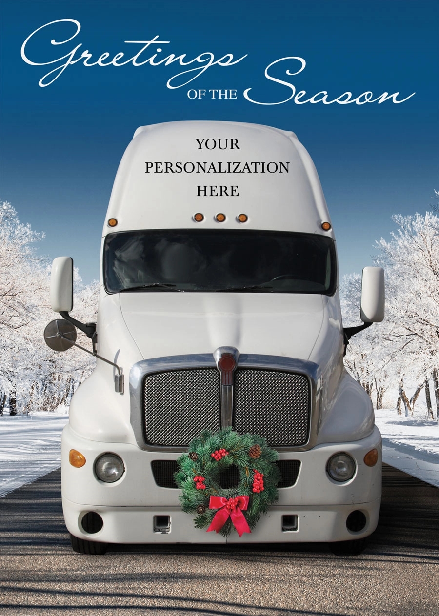 Deck the Haul! Trucking Christmas Card 2