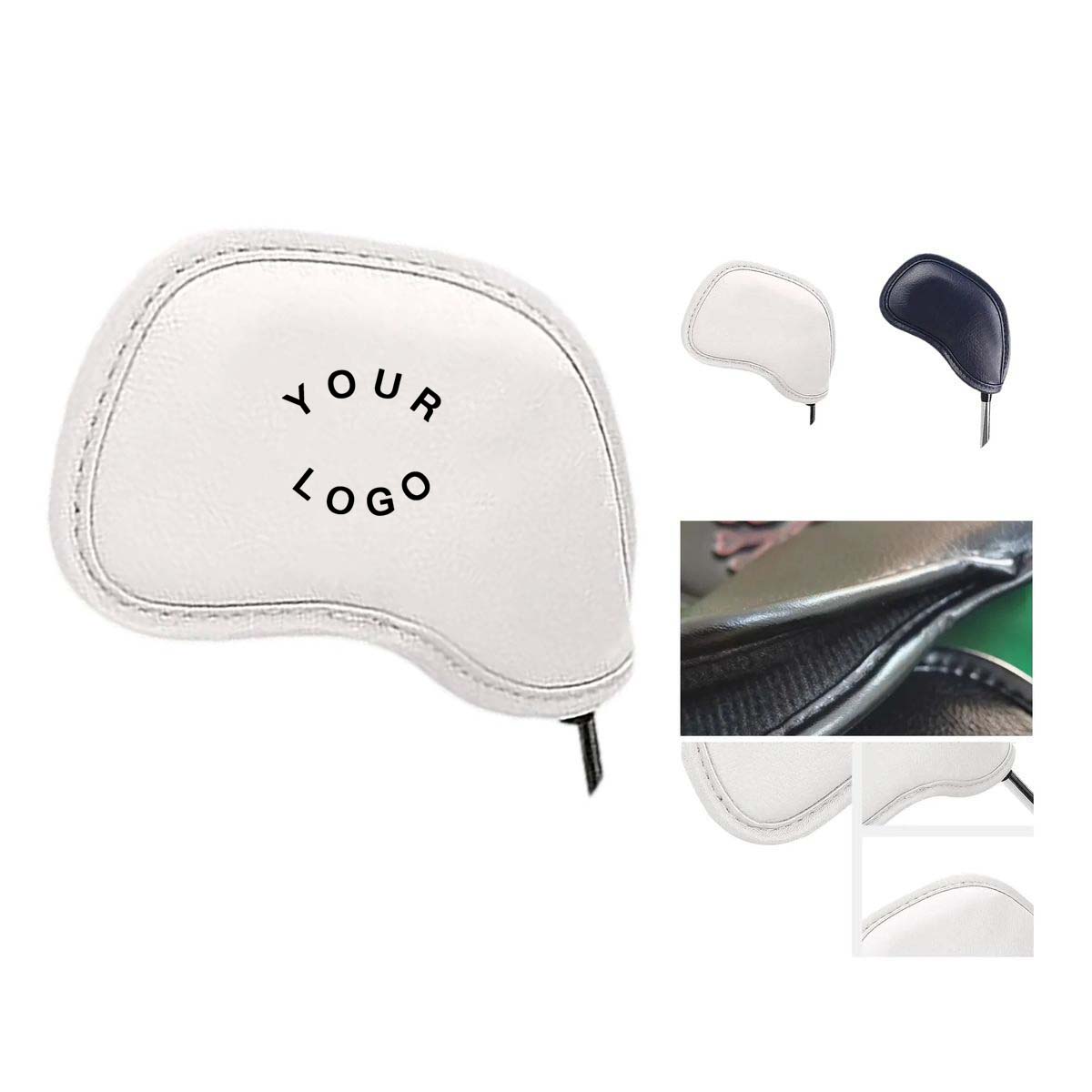 Stylish PU Leather Golf Headcovers with Secure Fit 4