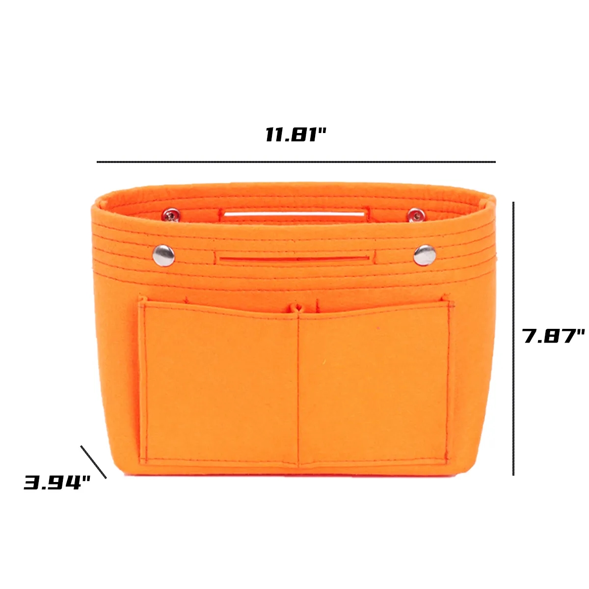 Portable Large Capacity Felt Handbag Makeup Sundries Holder 4