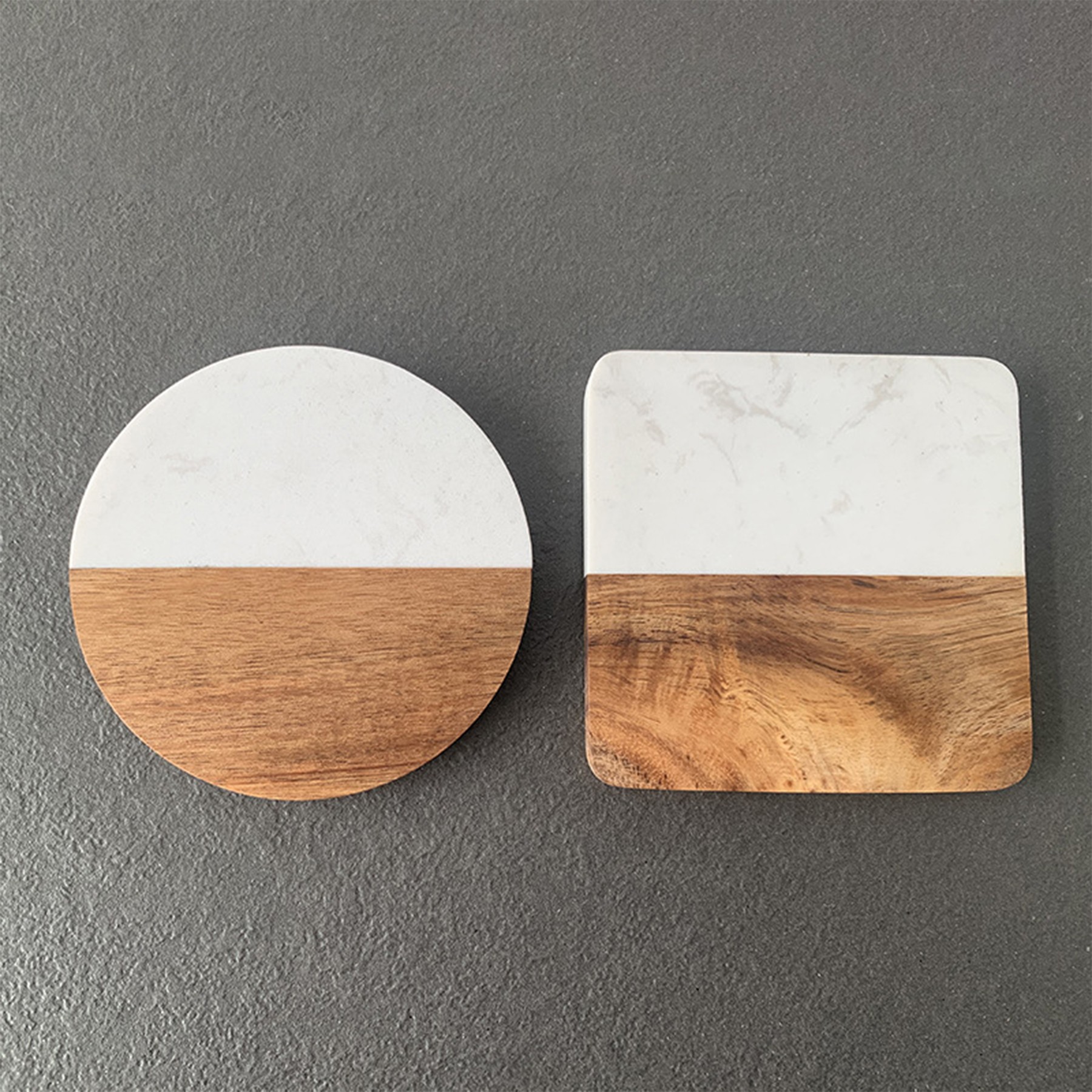 Wood Marble Coaster 3