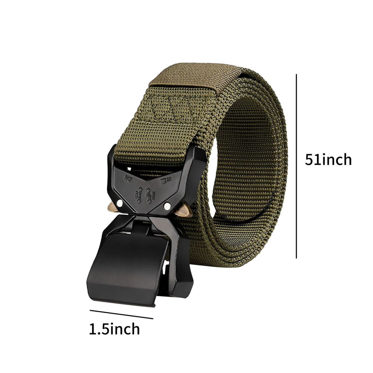 Adjustable Nylon Tactical Belt With Metal Buckle 10