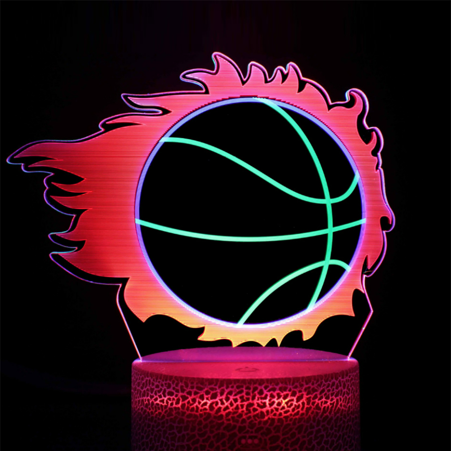 Customizable 3D LED Light With Interchangeable Acrylic Discs 12