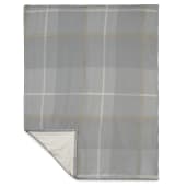 Plaid Fleece Sherpa Blanket 36