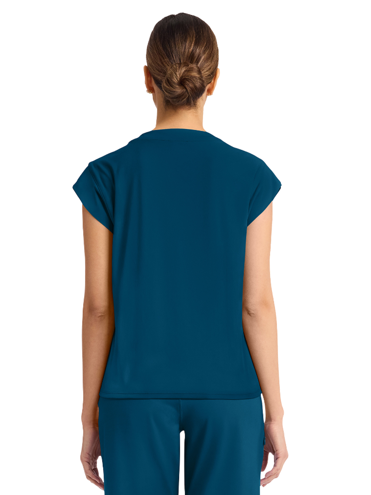 Cherokee - Cherokee Achieve - Women's 1-Pocket Crew Neck Top 45