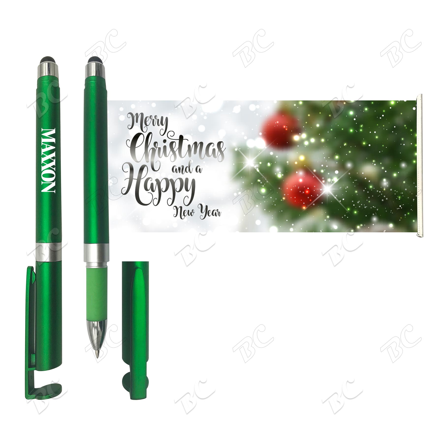 Free Shipping Banner Promotional Message Pen with Phone Stand 10