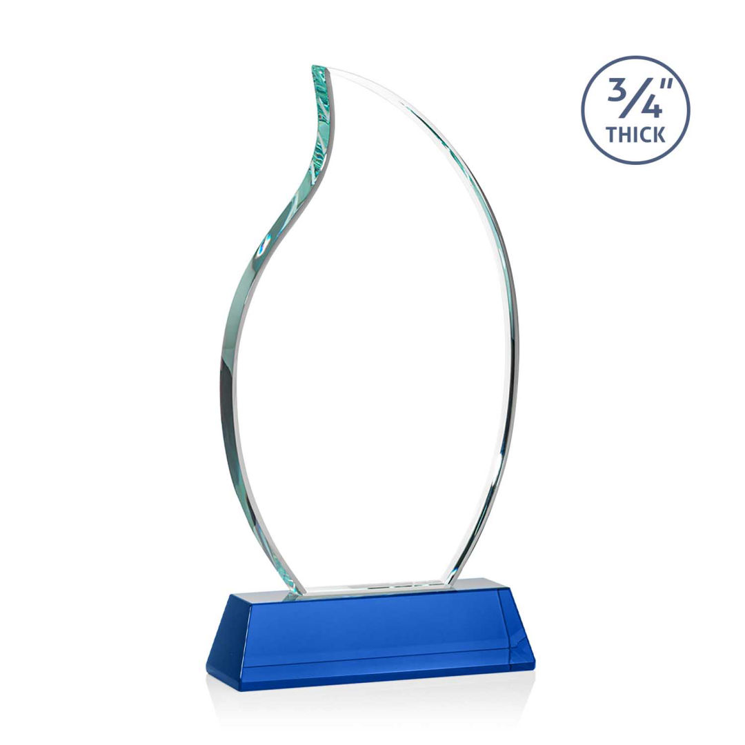 Croydon Flame Award on Newhaven Base - Blue 3