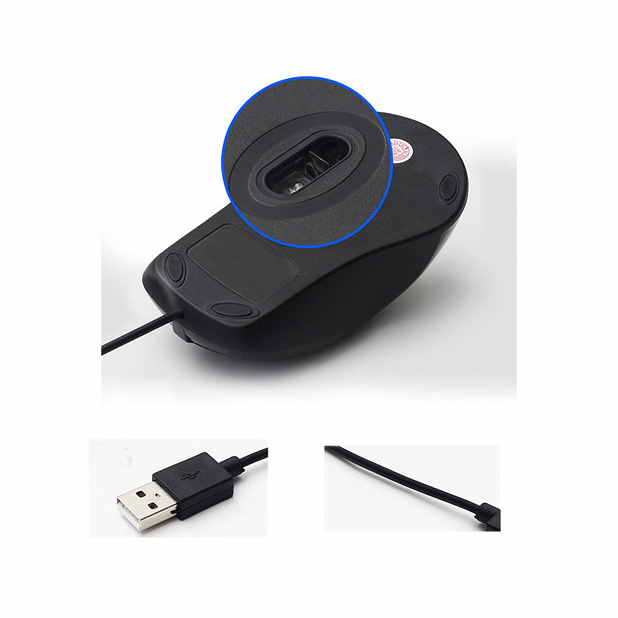 Wired USB Computer Mouse with 3 Buttons 5