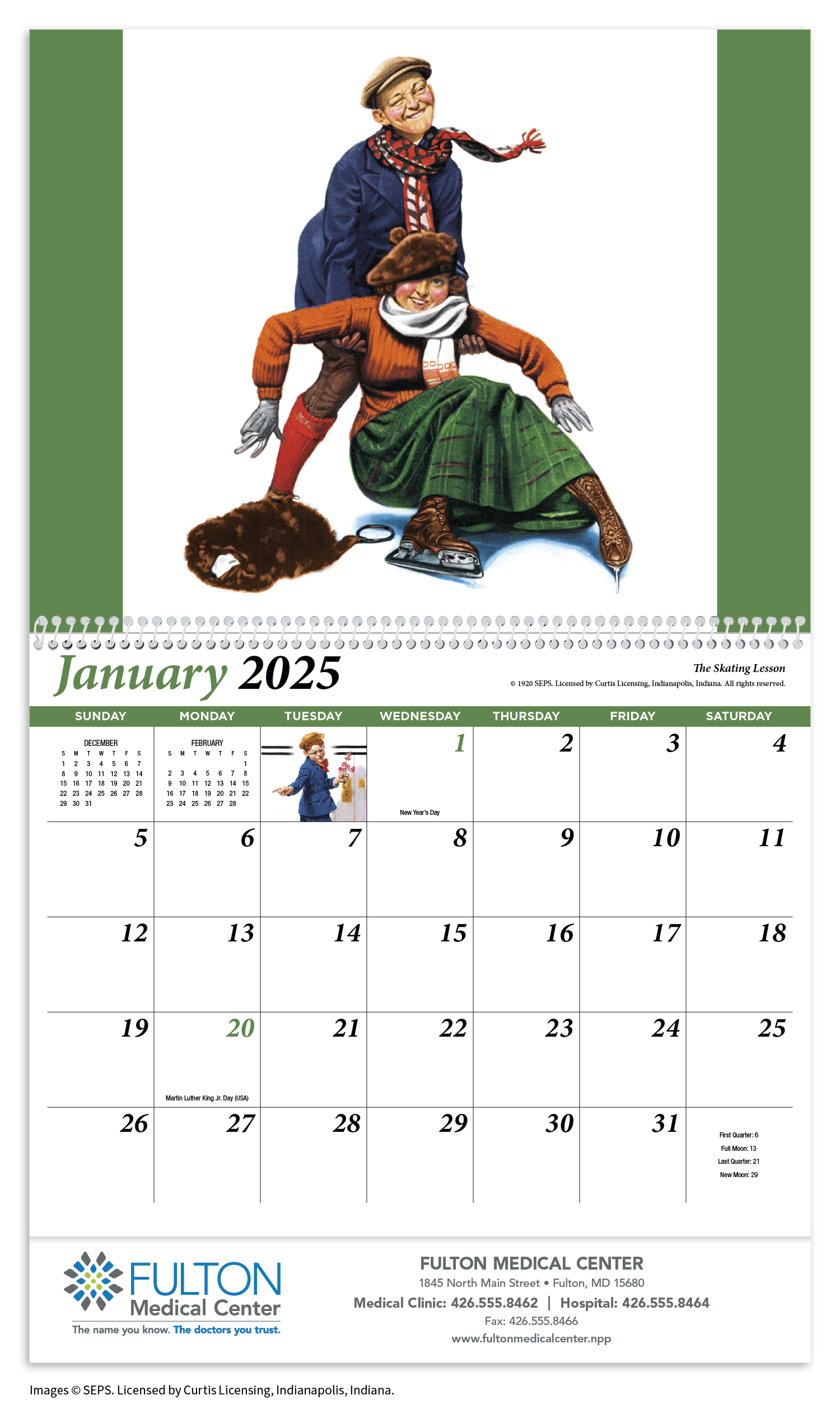 HotLine® Products Rockwell Pharmacy Special Markets Calendar 16