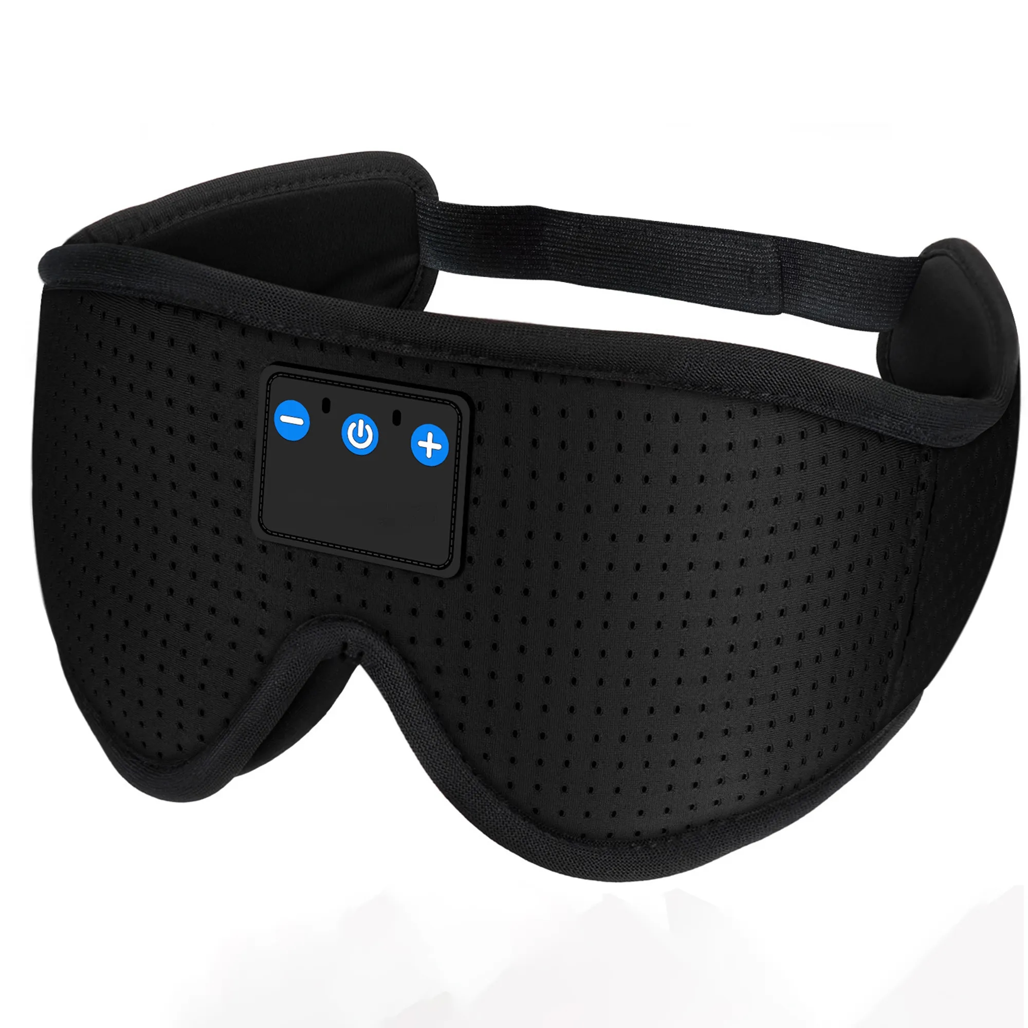 Smart Light-Shielding Eye Mask with 3D Music & Bluetooth 5.4 4