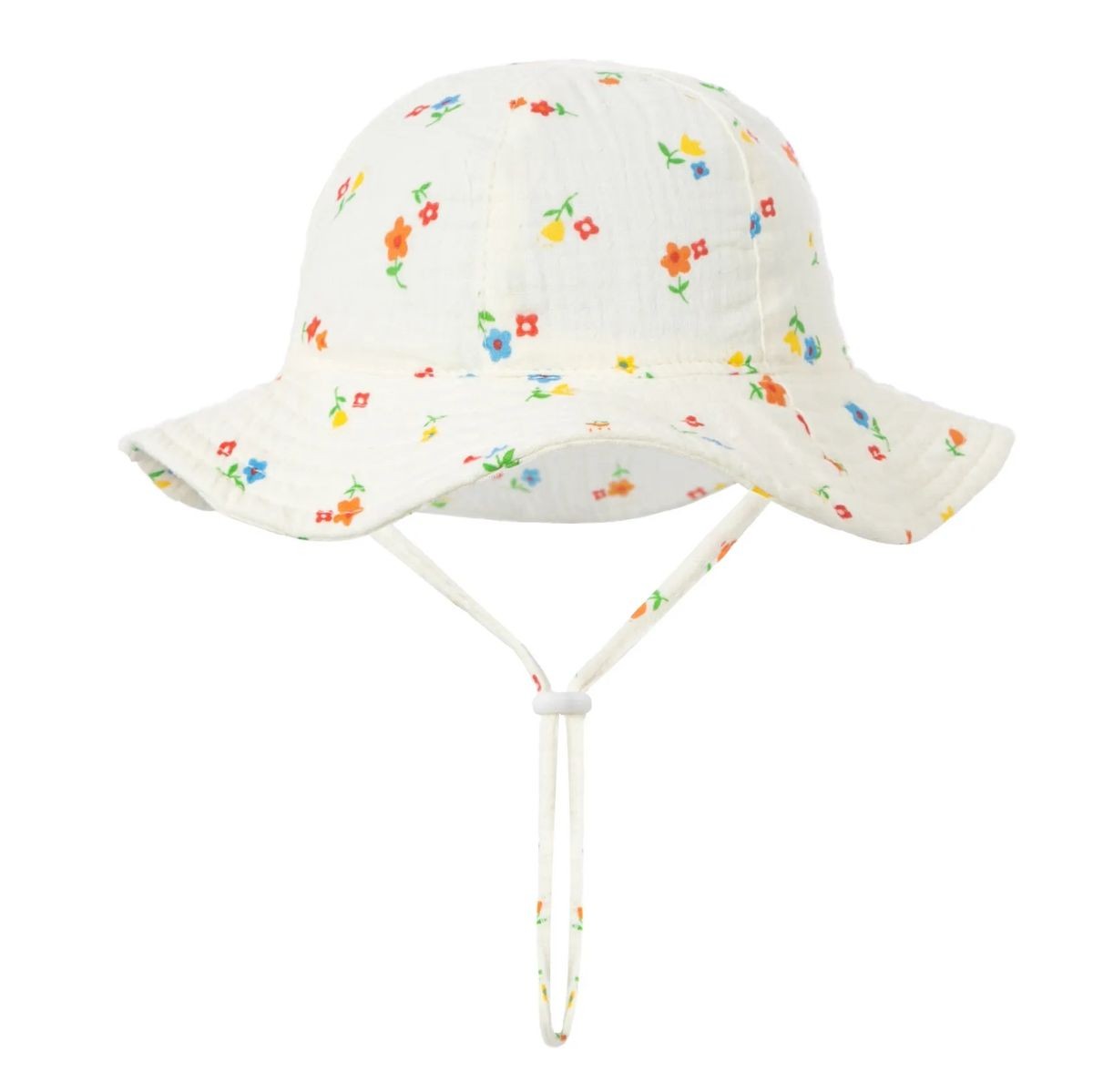 Infant Cotton Hat with Chin Strap 9