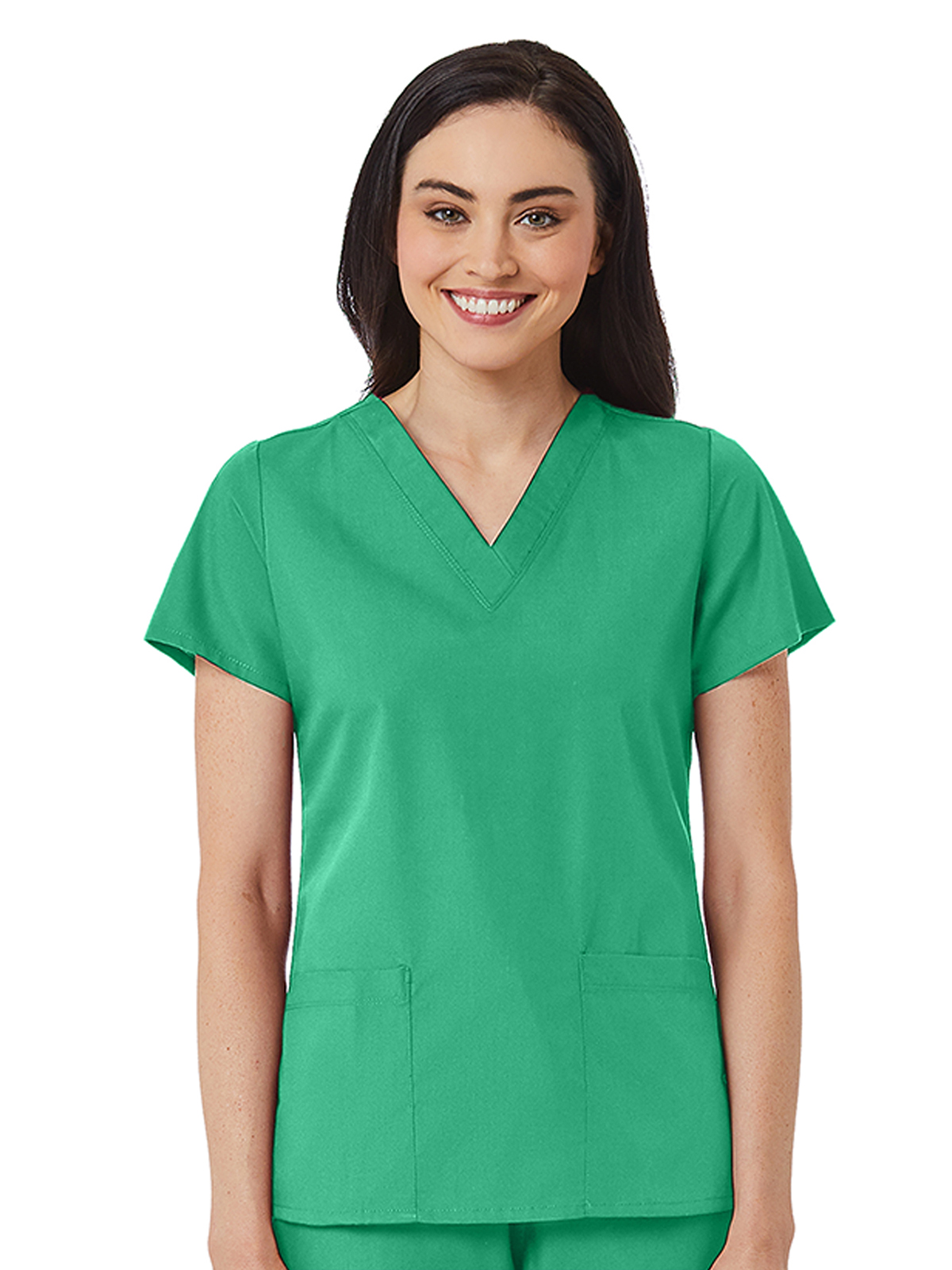 Maevn - Red Panda - Women's V-Neck Two Pocket Top 22