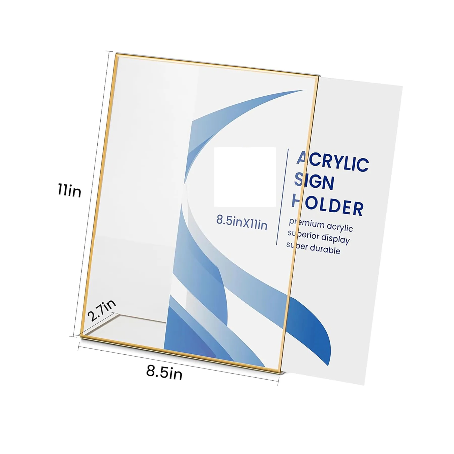 Acrylic Transparent Logo Holder Photo Frame 3