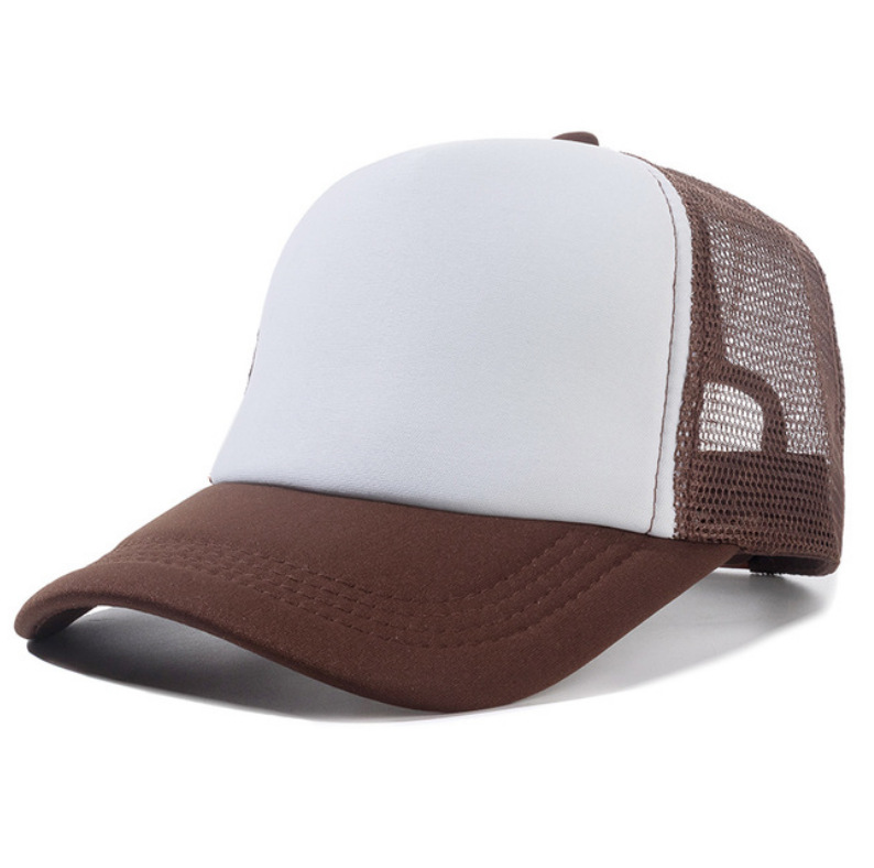 5 Panels Foam Trucker Caps W/ Mesh Back 6