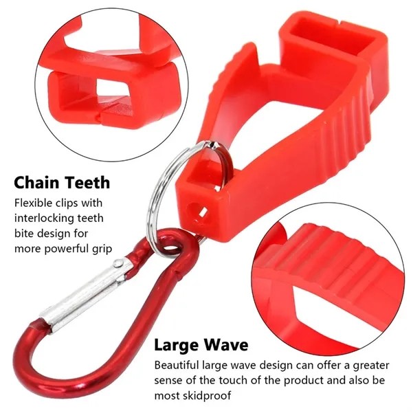 Work Gloves Clips Grabber Holder Safety 2
