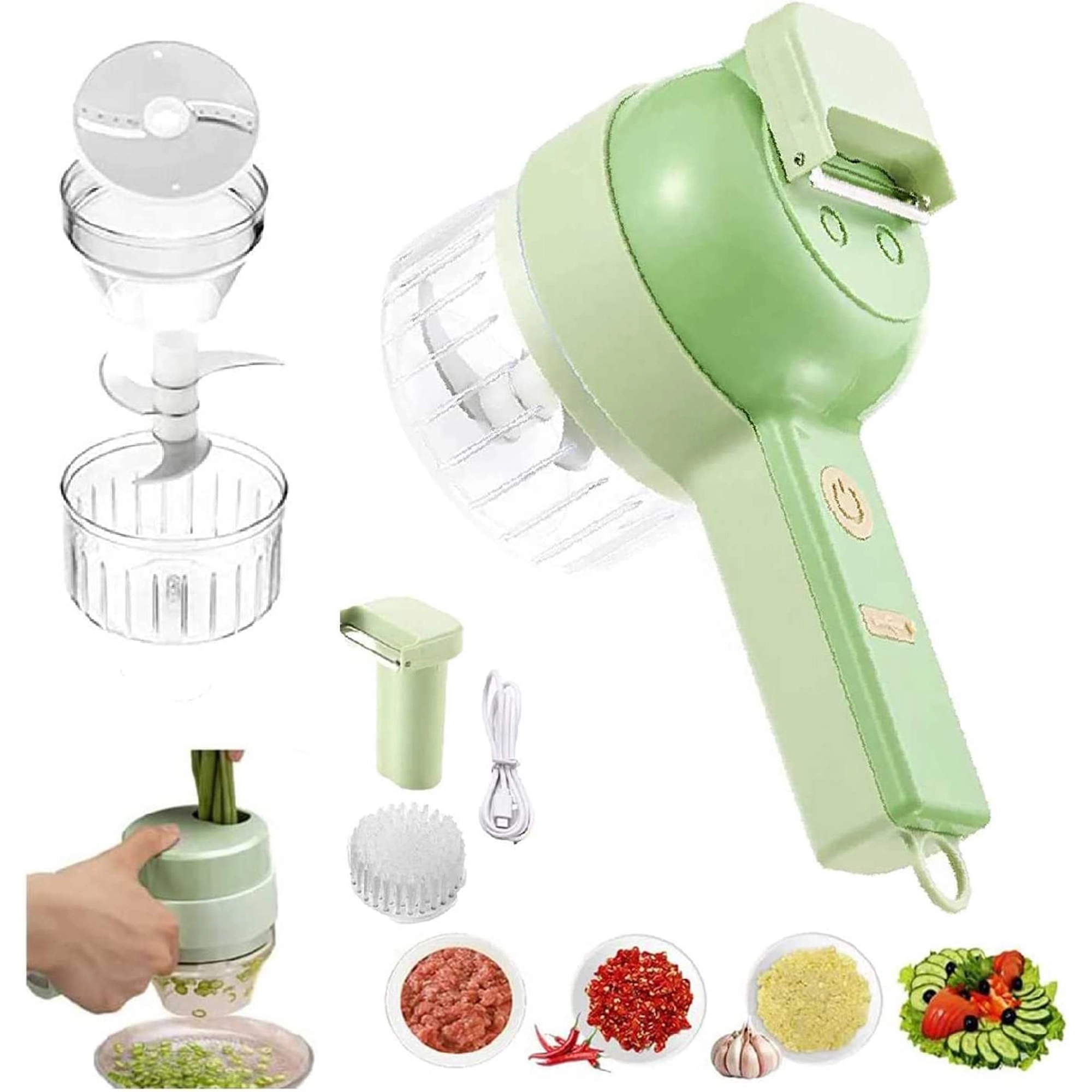 Mini Wireless Gatling Vegetable Cutter 2