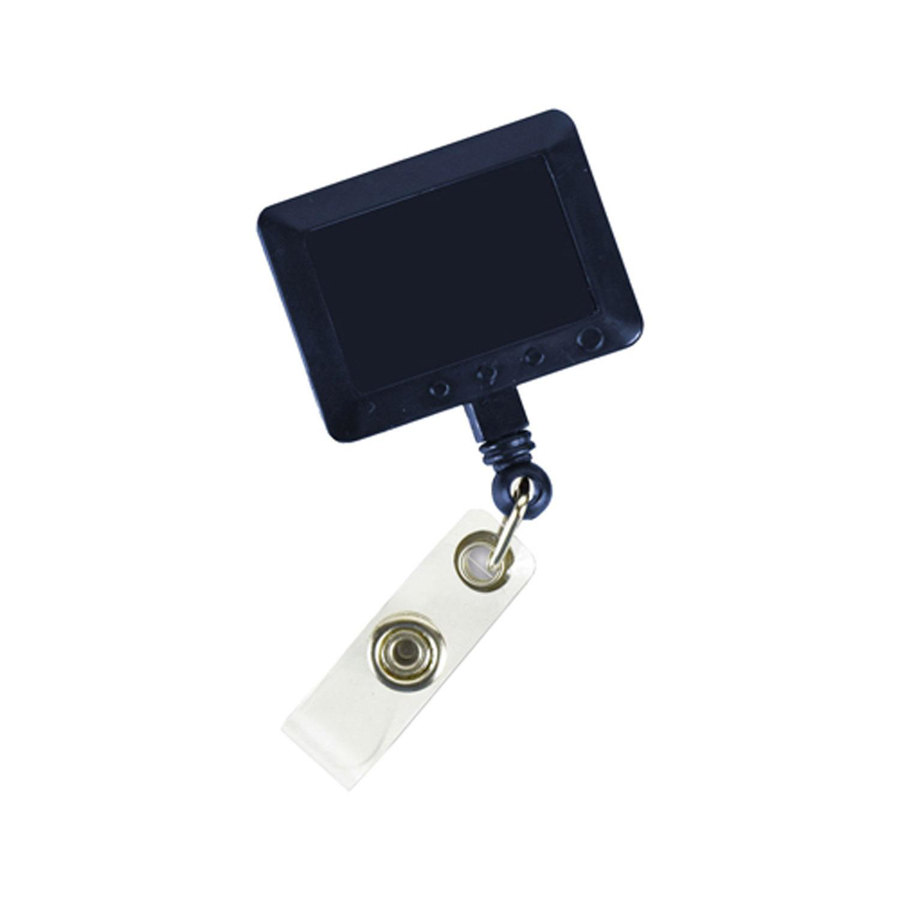 Rectangle Badge Reel w/ Belt Clip 1