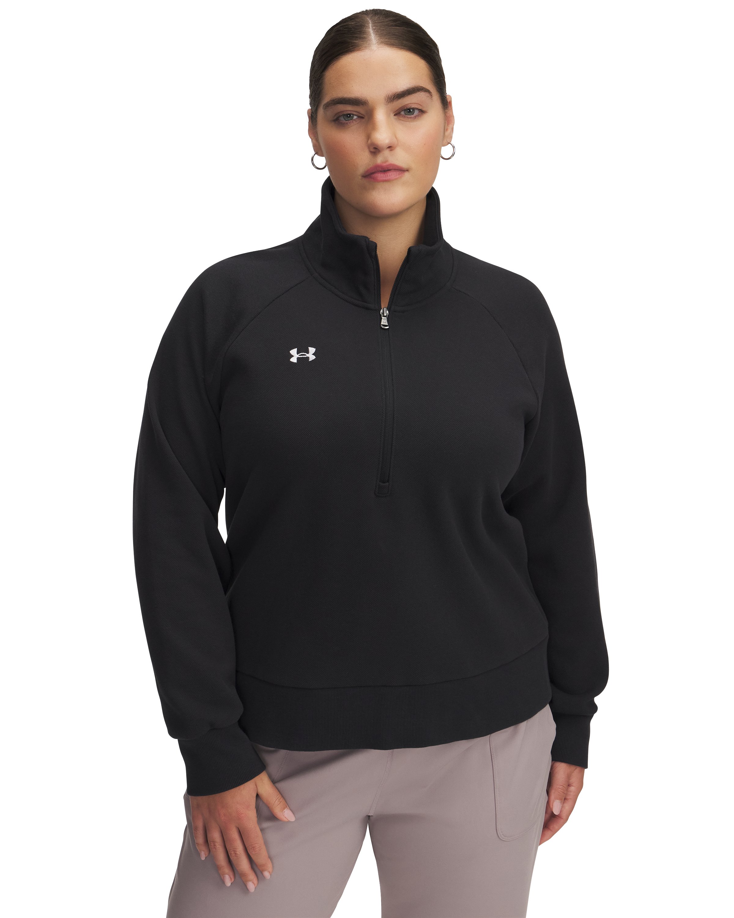 UA Rival Fleece Textured Women's  Zip 2