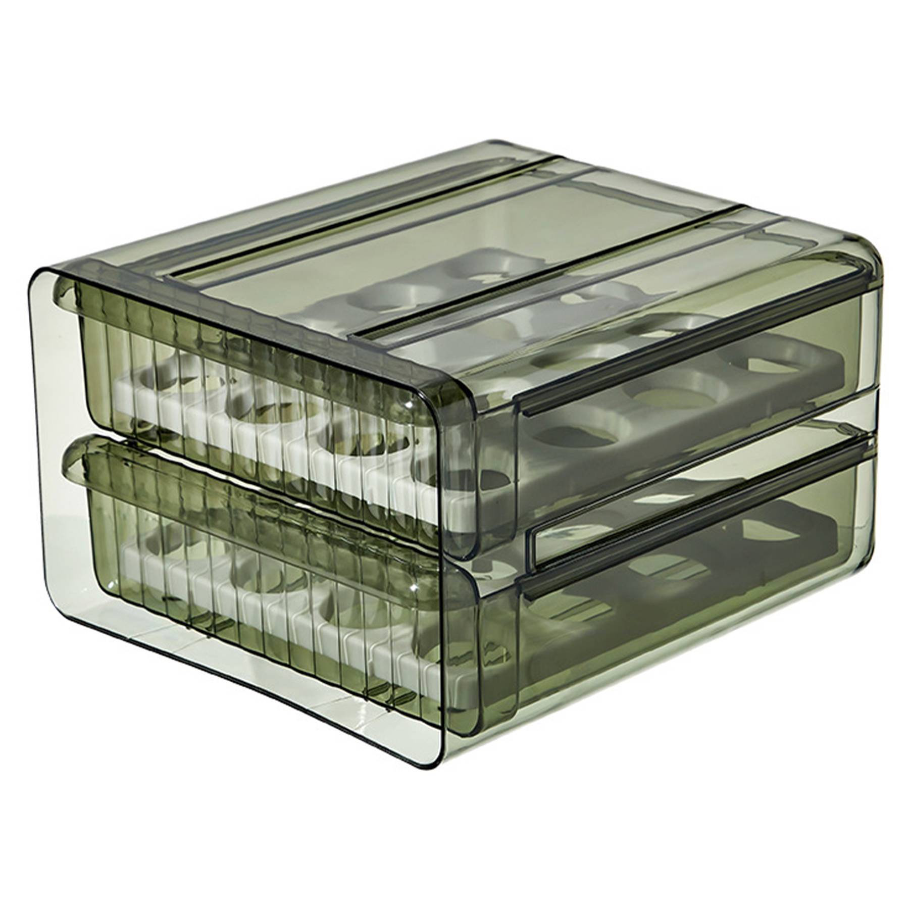 Plastic Transparent Drawer Egg Storage Box 3