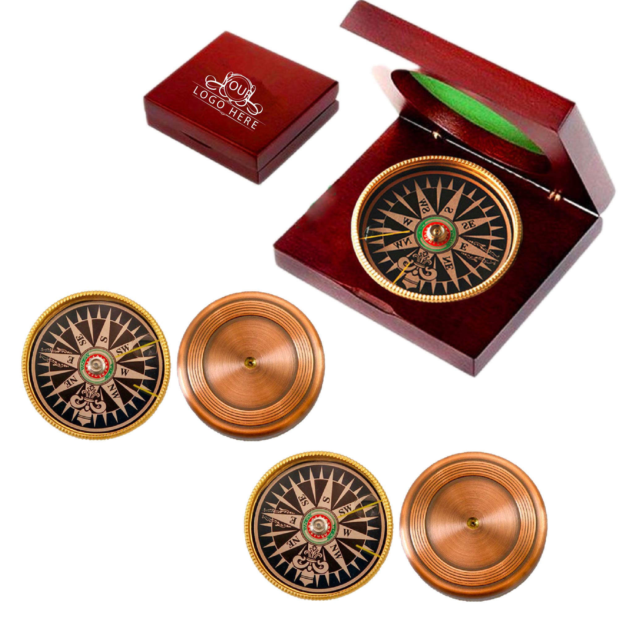 Large Resin Compass Box 2