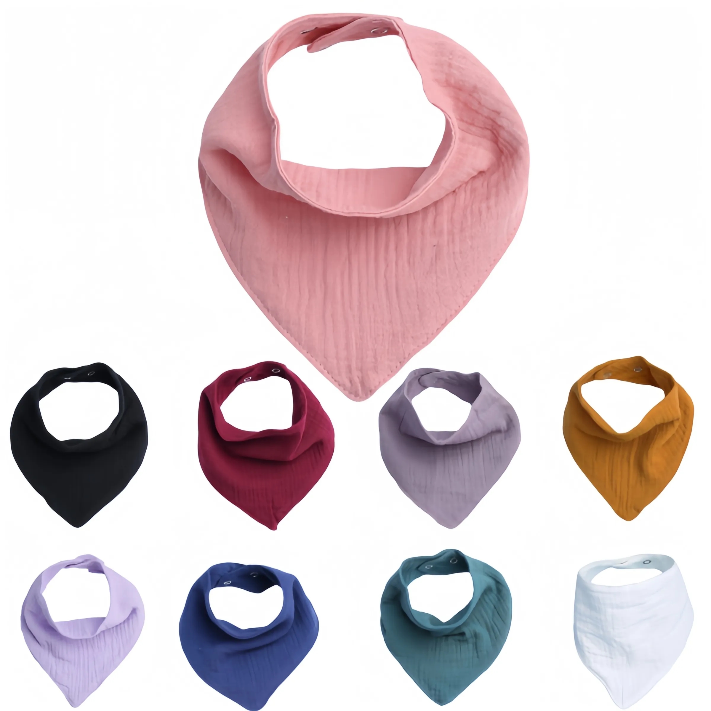 Baby Triangular Bandana Drool Bibs 4