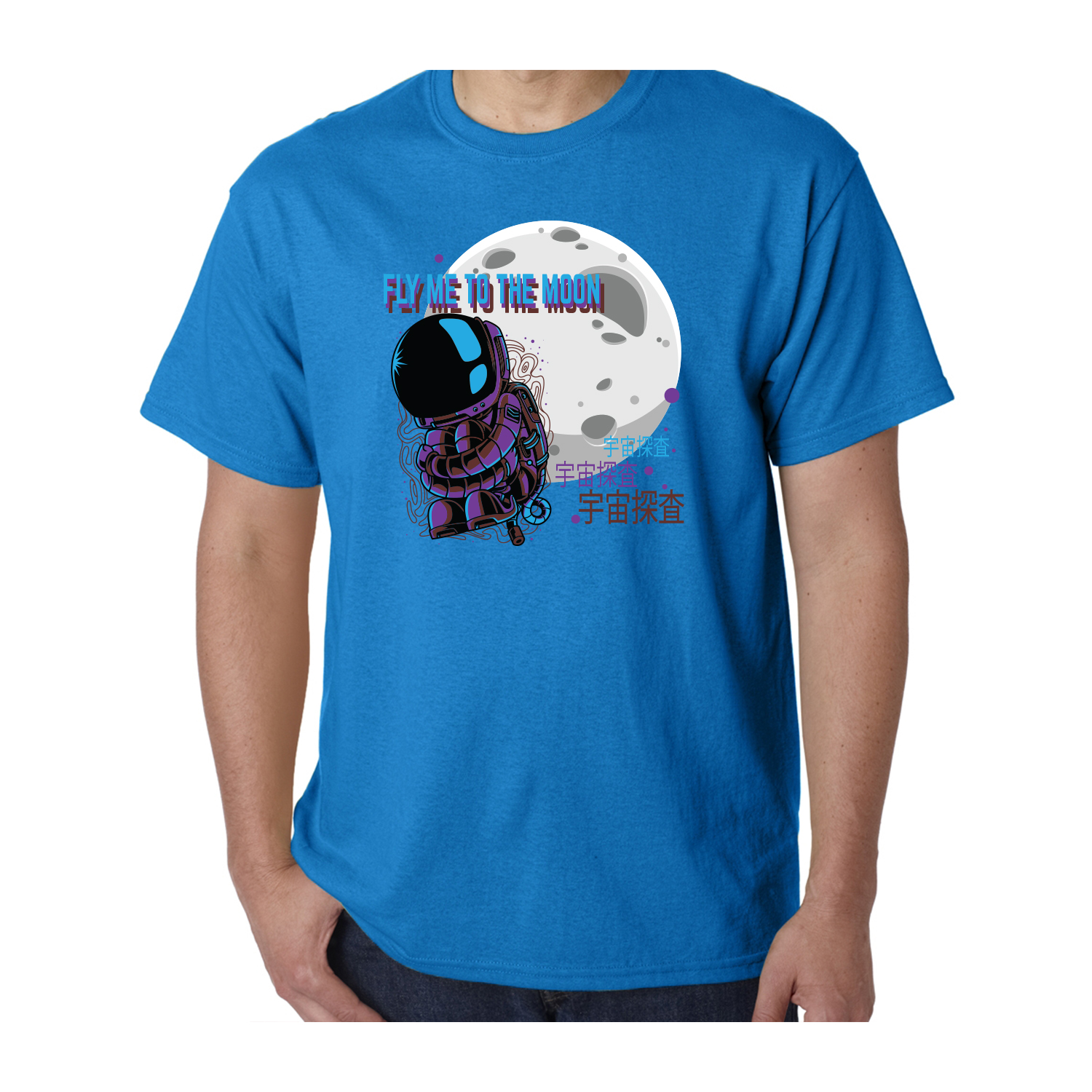 Gildan™ 5.3 oz Cotton Pre-Shrunk T-Shirt (Full Color Imprint) 36