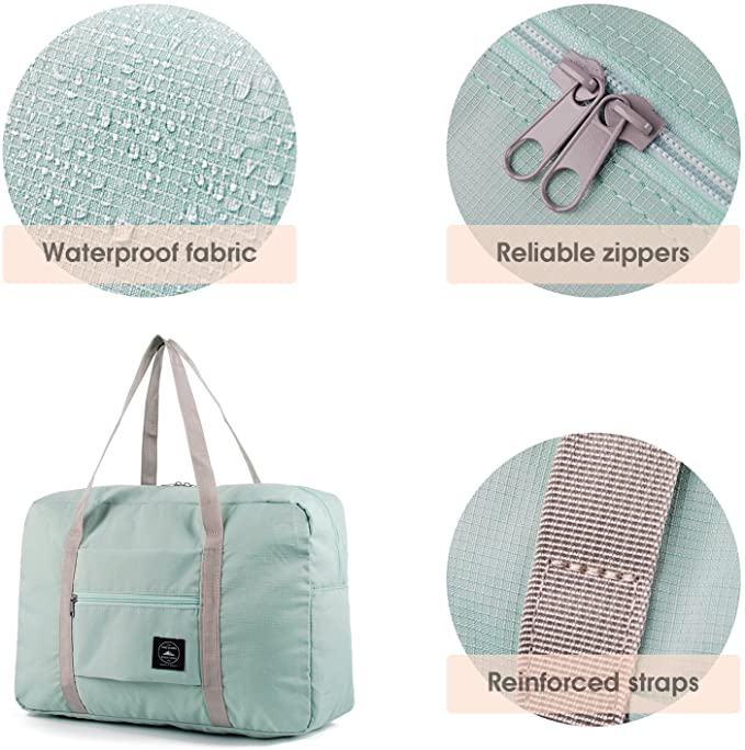 Foldable Travel Duffel Tote Bag Carry on Luggage 10