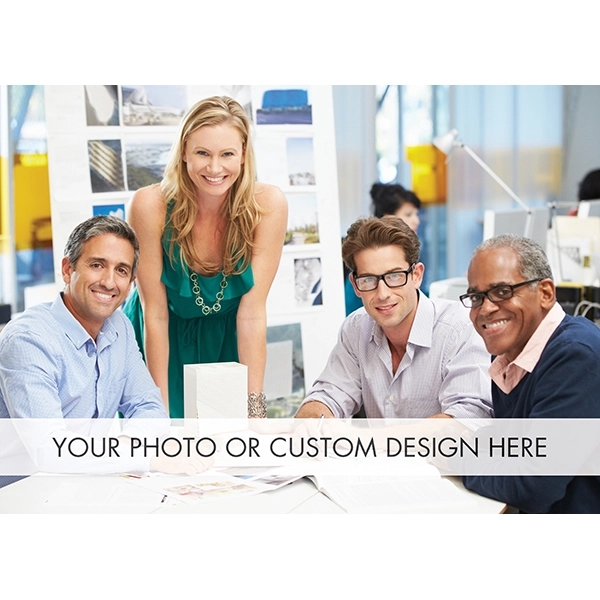 Custom Greeting Card (Horizontal, Deluxe Size, Flat) 3