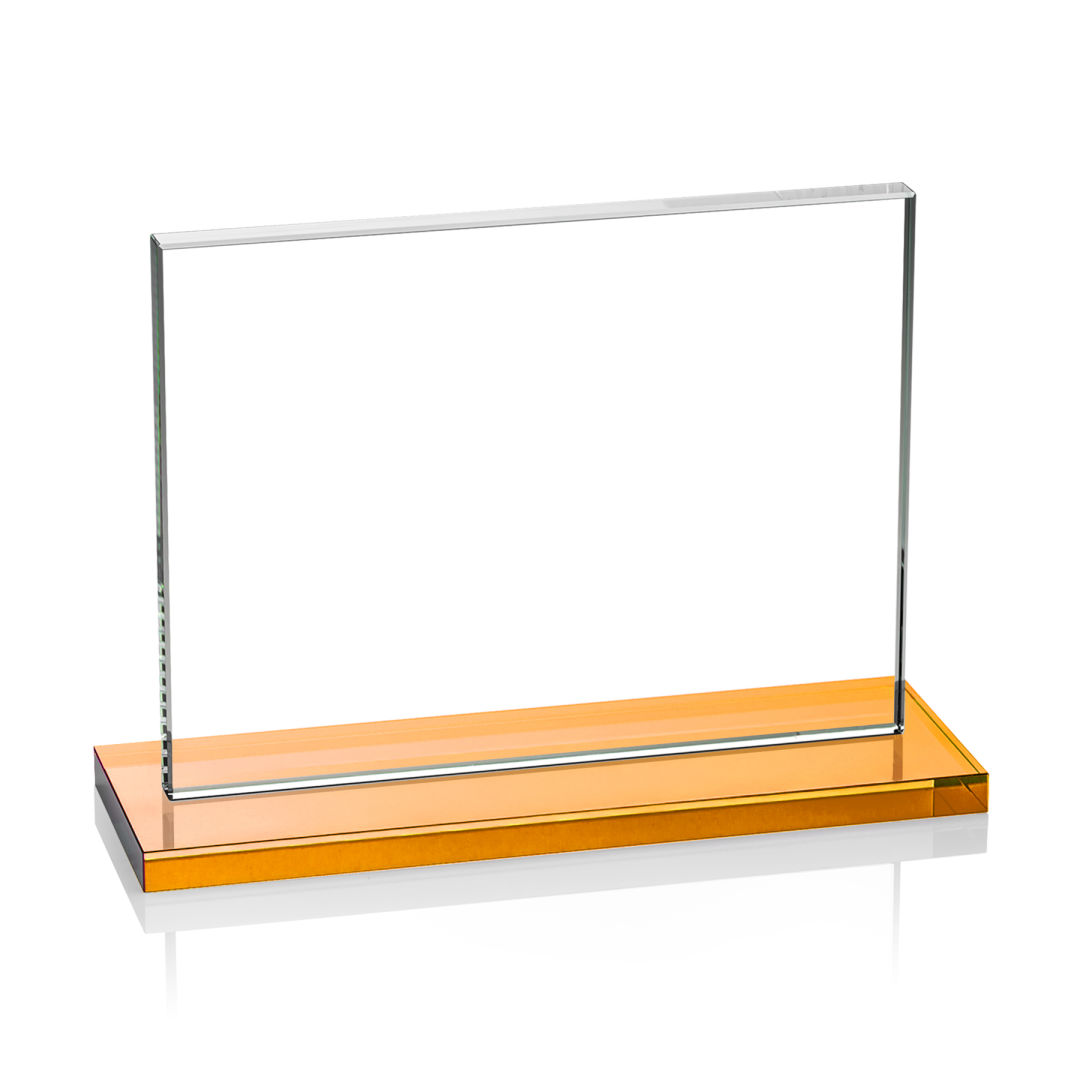 Emperor VividPrint™ Award - Amber (Horiz) 18