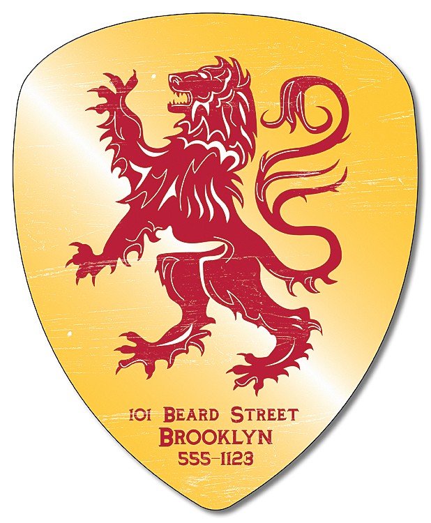 Magnet - Badge / Crest / Shield Shape (4x4.9) - 20 mil. 2