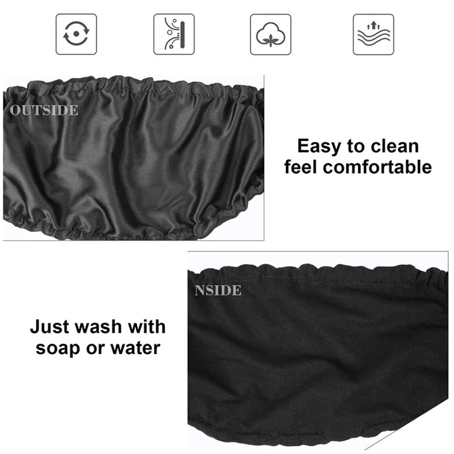 Polyester Men's beard mask 4