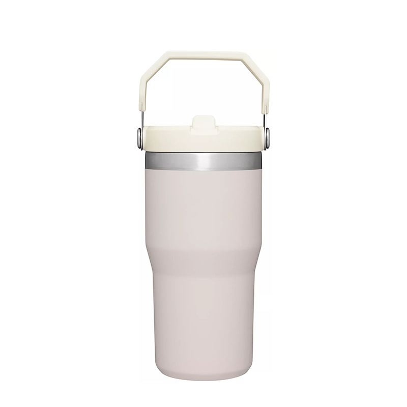 20 Oz Vacuum Flip Straw Tumbler (Silk-screen / Laser Engraved) 10