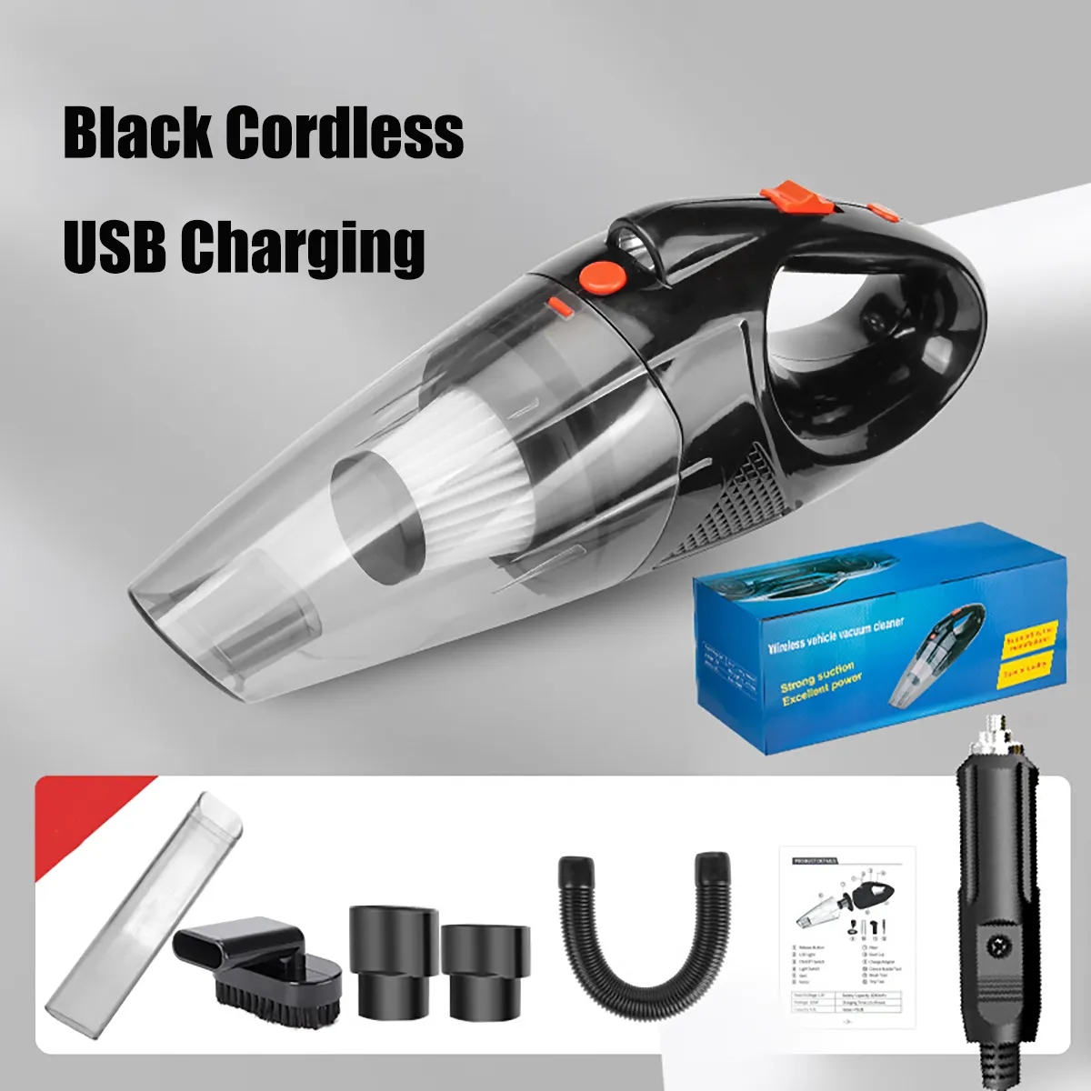 Handheld Portable Cordless Car Vacuum Cleaner 5