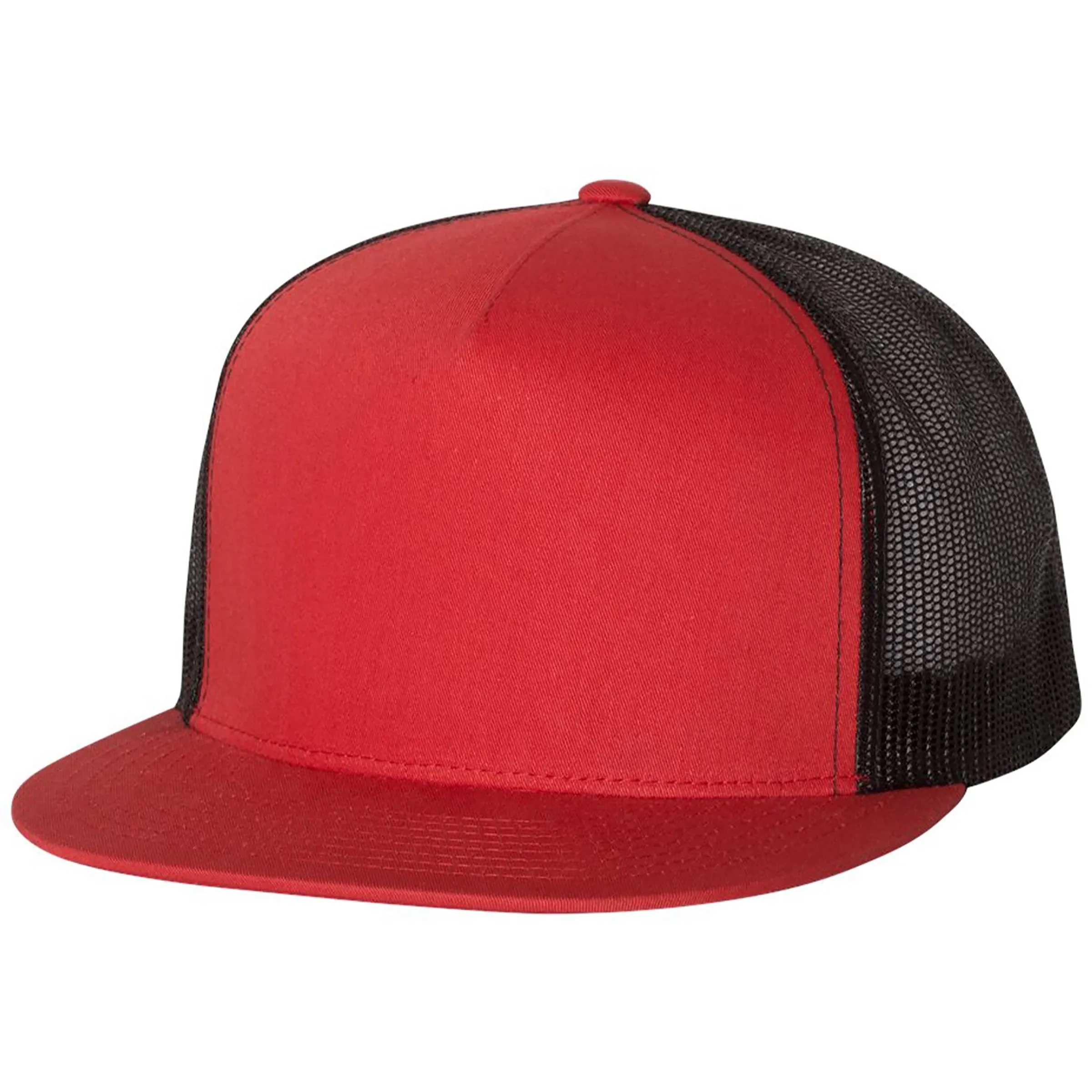 YUPOONG-CLASSIC FLAT BILL TRUCKER CAP 11