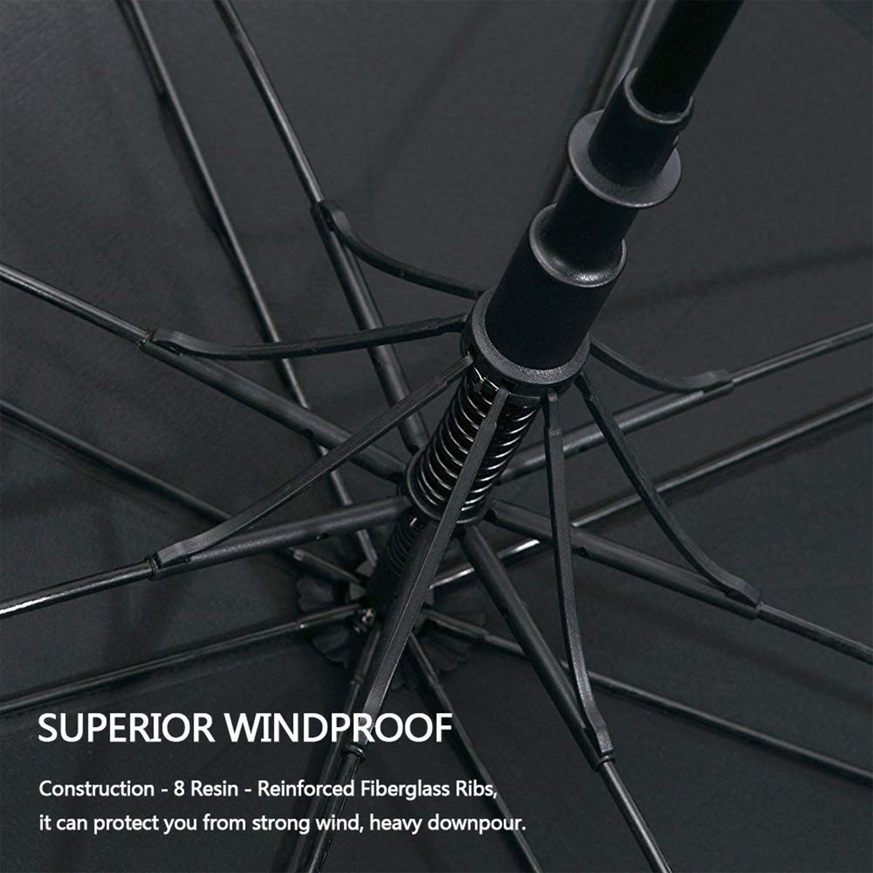 The Vented Typhoon Tamer Golf Umbrella 5