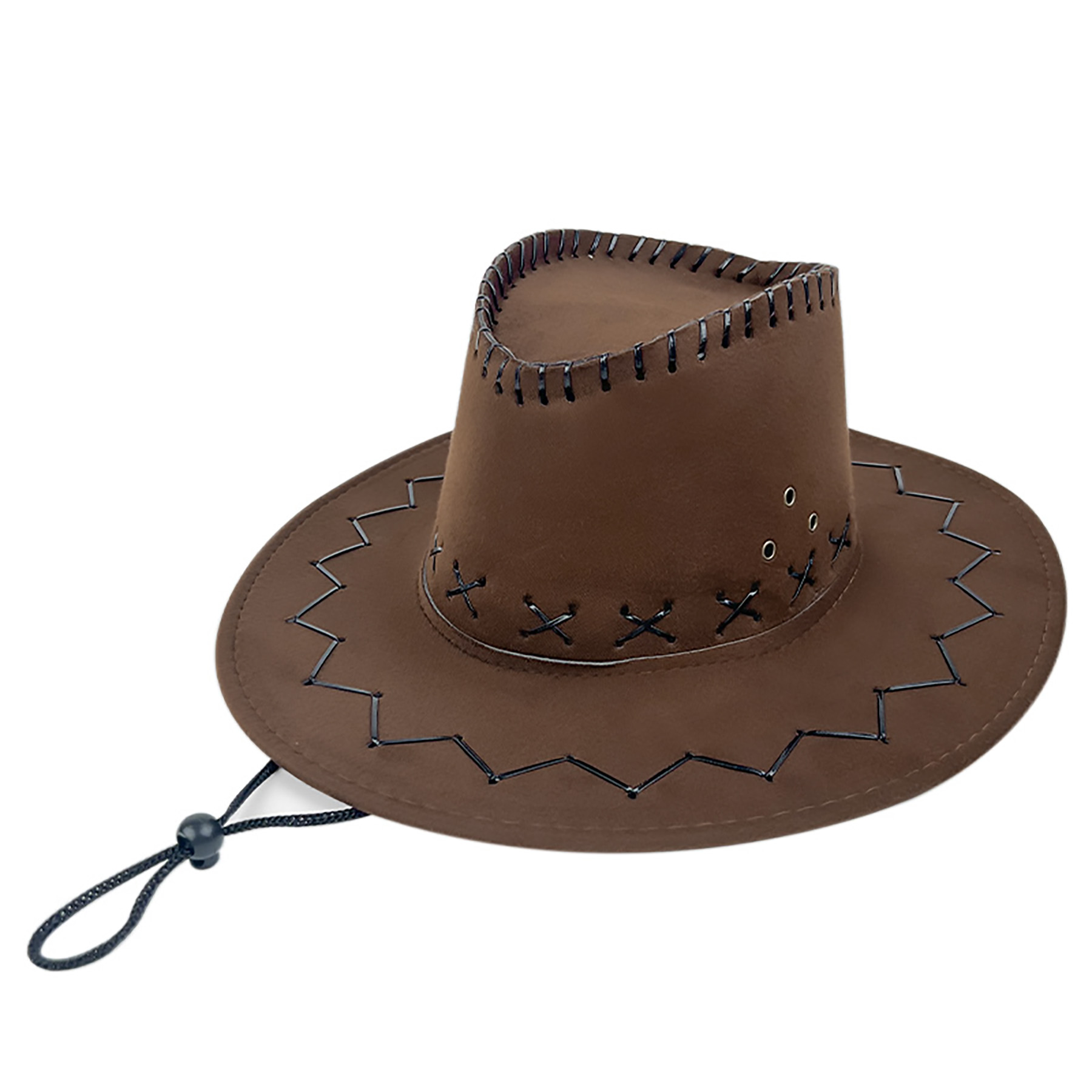 Suede Outdoor Sunscreen Cowboy Hat 1