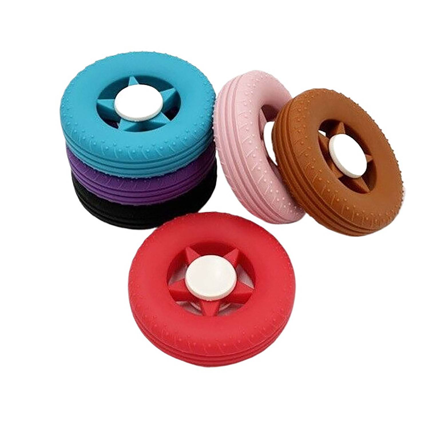 Silicone gyro tire device decompression Fidget Spinner toy 4