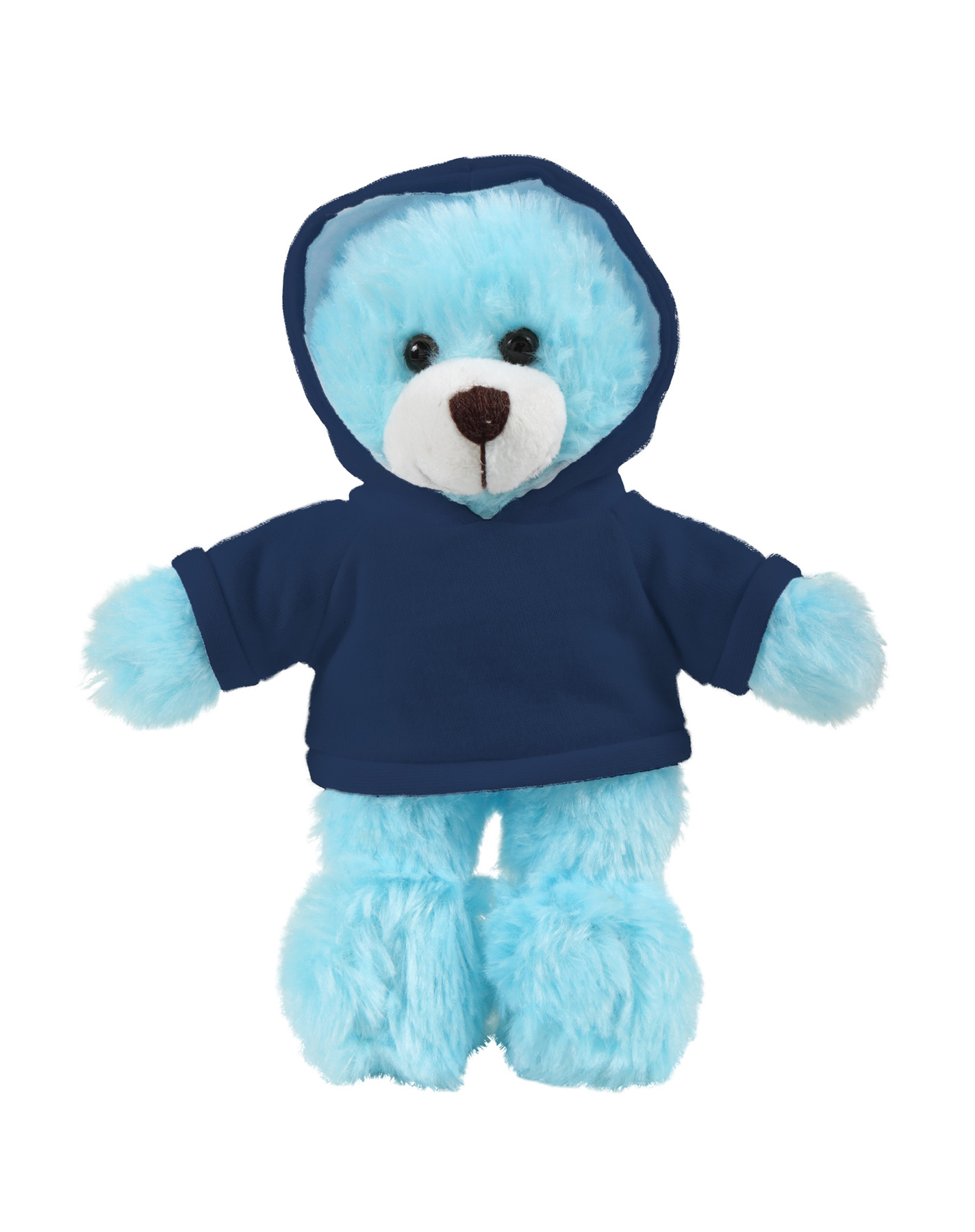 soft plush Blue Bear with hoodie 5
