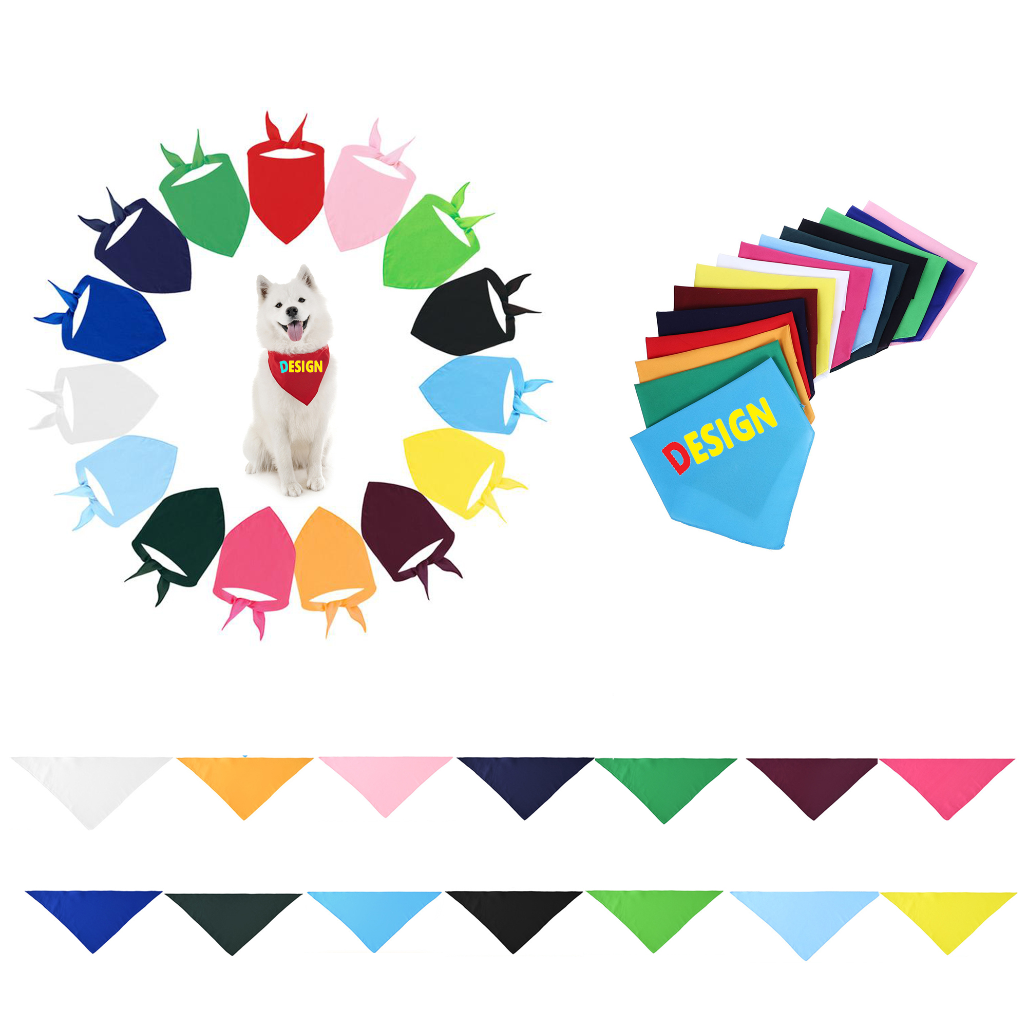 Customizable Dog Bandana/Bib MOQ 50 3