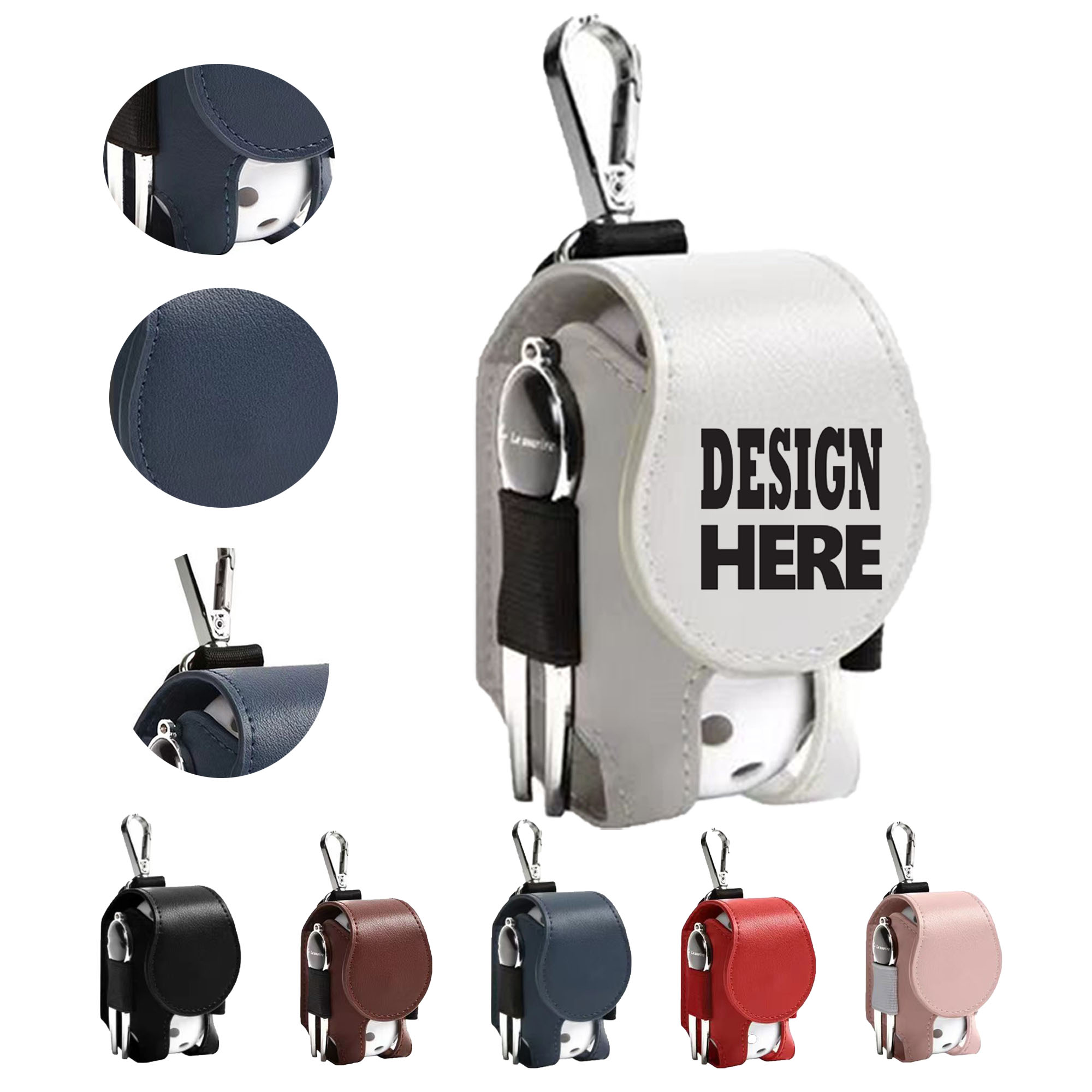 PU Golf Ball Pouch 2