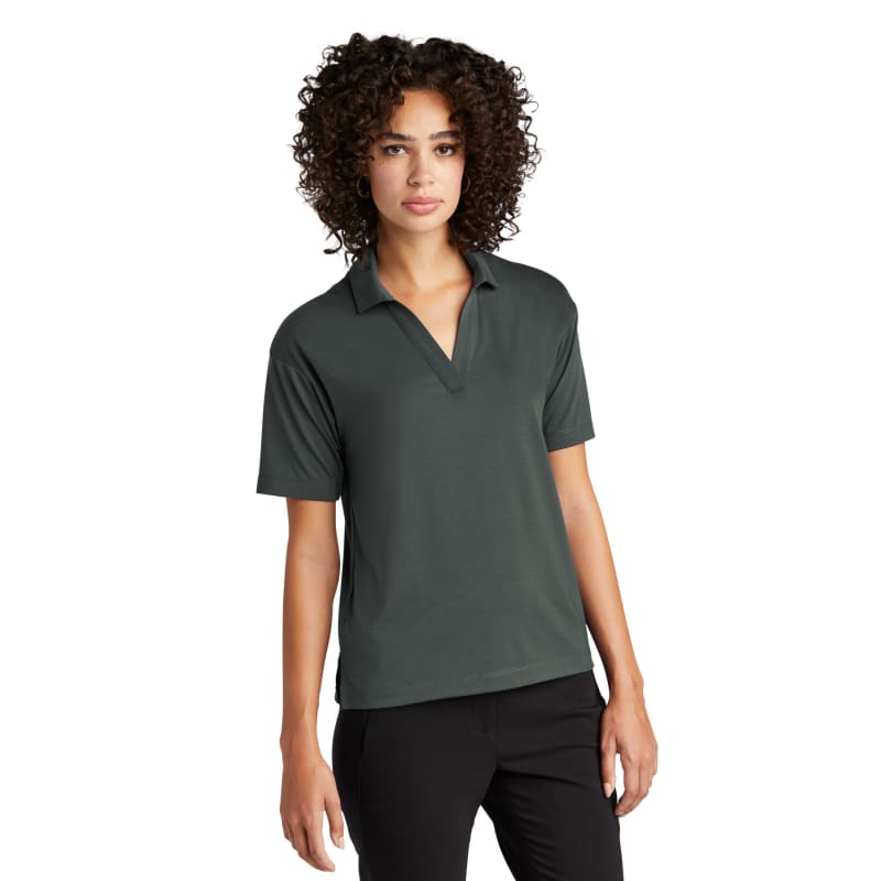 Mercer+Mettle Women's Stretch Jersey Polo 4