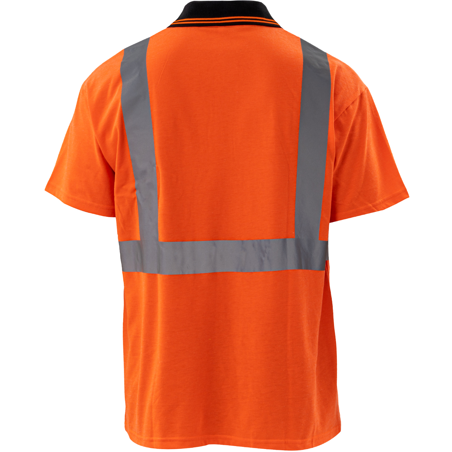 Class 2 Cotton Knitted Reflective Tape Polo Shirt with Pocket 5