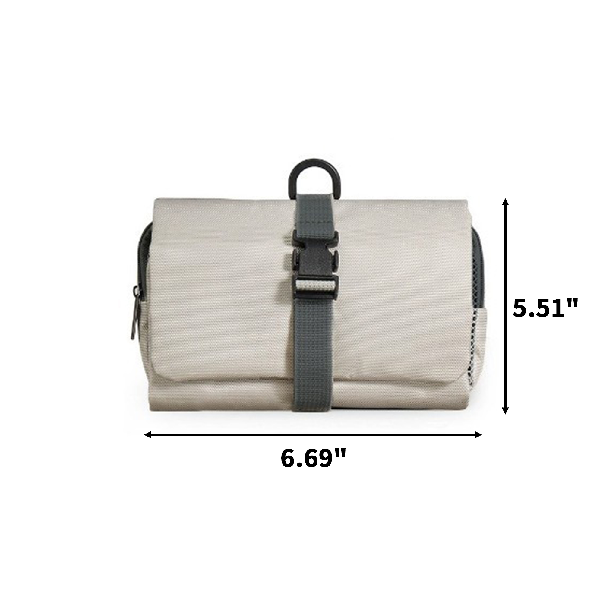 Foldable Buckle Toiletry Organizer 6.7 x 15.4" 5