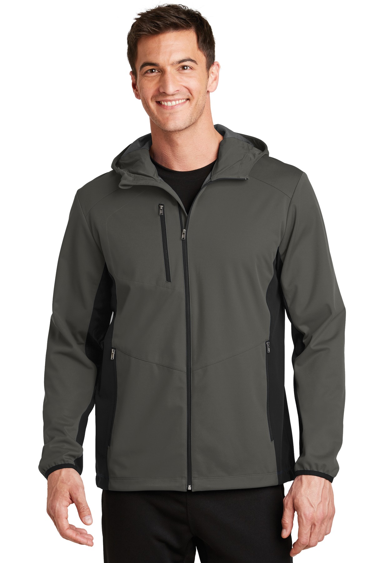 Port Authority Active Hooded Soft Shell Jacket. J719 5