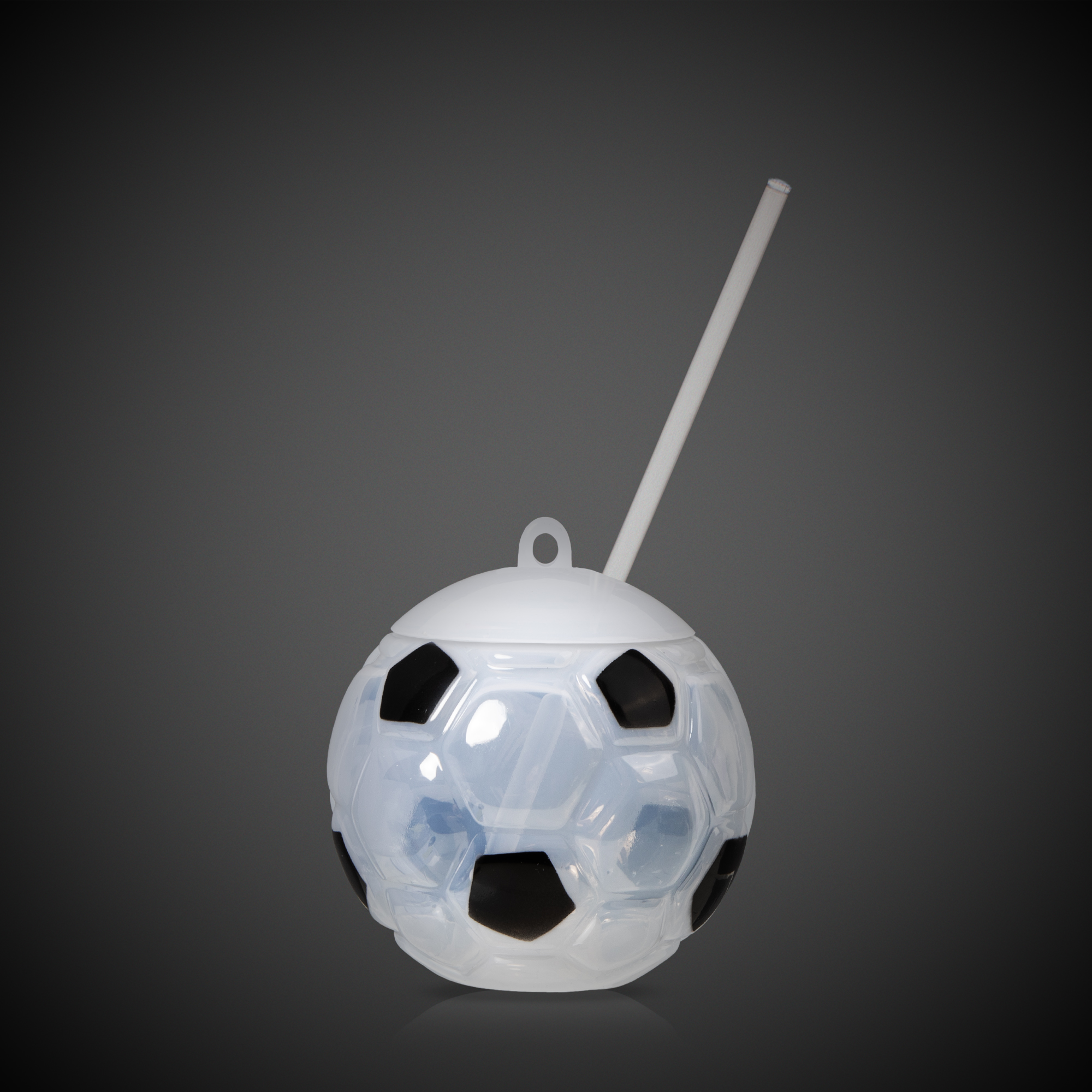 Soccer Ball Light Up Cup with Lid and Straw 9