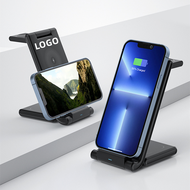 Foldable 3-In-1 Wireless Charging Station 2