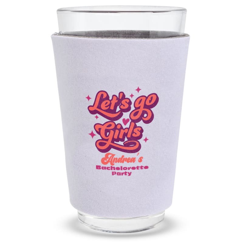 Full Color Foam Pint Glass Sleeves 8
