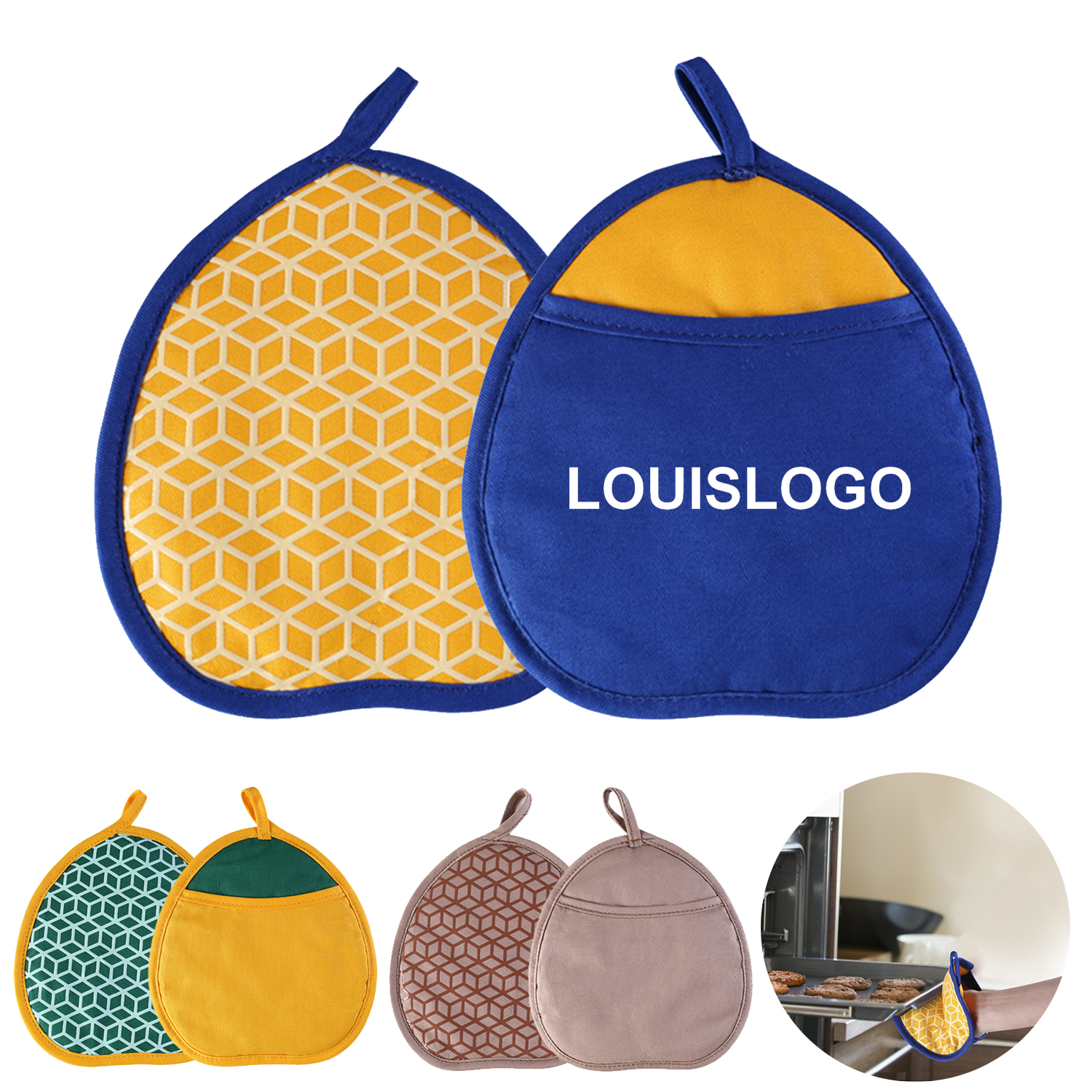 Pot Holder Oven Gloves 2